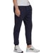 Spodnie dresowe męskie Essentials Fleece Regular Tapered Adidas - granatowe