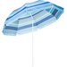 Parasol ogrodowy, plażowy, łamany Outtec - niebieski