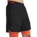 Spodenki męskie Vanish Woven 2w1 Under Armour - czarne