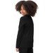 Longsleeve dziewczęcy 4FJSS23TLONF056 4F - czarna