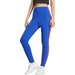 Legginsy damskie Essentials 3-Stripes Animal Print Adidas - Semi Lucid Blue