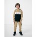 Bluza chłopięca HJZ22 JBLM003 4F - jasny brąz