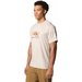 Koszulka męska Kwick Hike Graphic SS Tee Columbia - Dark Stone Heather/Peak Direction