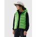 Kamizelka puchowa chłopięca TVJAM169 4F - soczysta zieleń