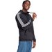Bluza męska Essentials Fleece 3 Stripes Hoodie Adidas - czarny
