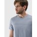 Koszulka męska TTSHM2077 4F - chłodny jasny szary