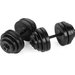 Zestaw hantli kompozytowych Logo 2x15kg Gymtek