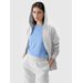 Bluza damska TSWSF1763 4F - chłodny jasny szary melanż