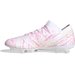 Buty piłkarskie korki Nemeziz 18.1 FG Adidas - biel/róż