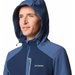 Softshell męski Columbia Tech Softshell Hoodie Columbia - Collegiate Navy