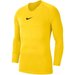Longsleeve termoaktywny juniorski Dry Park First Layer Nike - żółta