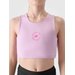 Biustonosz sportowy dziewczęcy USBAF148 4F - jasny róż