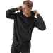 Bluza męska 4FWSS24TSWSM1026 4F - głęboka czerń