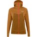 Polar damski Puez Hybrid Full-Zip Salewa - Golden Brown Melange