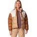 Kurtka puchowa damska Pike Lake II Cropped Columbia - Canoe, Chalk, Camel Brown