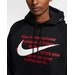 Bluza męska z kapturem Sportswear Swoosh Nike - czarna