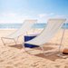 Leżak plażowy, ogrodowy Relaxo Outtec - szary