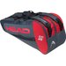 Torba na rakiety Core 6R Combi Head - szaro-czerwona