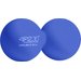 Piłka do masażu lacrosse podwójna 6,5cm 4Fizjo - niebieska