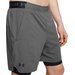 Spodenki męskie Vanish Woven 2w1 Under Armour - Castlerock/Black