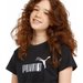 Koszulka juniorska ESS+ Logo Knotted Tee Puma - czarna
