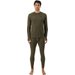 Longsleeve męski Cascade Flex 200 Mons Royale - Dark Olive