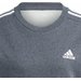 Bluza męska Essentials Fleece 3-Stripes Adidas - ciemnoszara