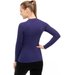 Longsleeve termoaktywny damski 3D Pro Brubeck - fioletowy
