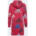 Sukienka dresowa juniorska Essentials Brand Love Print Hooded Adidas