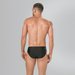 Slipy pływackie męskie Placement 7cm Brief Speedo - czarno-szare