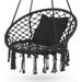 Huśtawka bocianie gniazdo boho XXL Luna Outtec - black