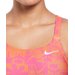 Strój kąpielowy damski Fastback One Piece Nike Swim - różowy