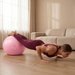 Piłka gimnastyczna 65cm + pompka Queenfit