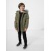 Kurtka chłopięca HJZ22 JKUM001 4F - khaki
