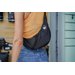 Saszetka, nerka Upcycled Sling Bag Ticket To The Moon - black