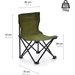 Krzesło turystyczne składane Skaut Meteor - khaki