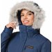 Płaszcz damski Suttle Mountain Long Insulated Columbia - Collegiate Navy