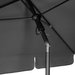 Parasol ogrodowy prostokątny Recto 125x200cm Luverno - szary
