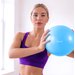 Piłka gimnastyczna, do pilatesu antiburst 23cm Gymtek - 23cm blue