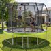 Trampolina Pumpkin 244cm 8ft Outtec - czarna
