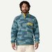 Bluza polarowa męska Synchilla Snap-T Patagonia - Quilty Fitz: Wetland Blue