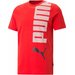 Koszulka męska ESS+ Logo Lab Tee Puma - czerwona