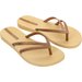 Klapki, japonki Bossa Fem Ipanema - złote