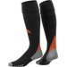Getry piłkarskie AdiSocks 24 Adidas - czarno-pomarańczowe