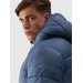 Kurtka puchowa męska TDJAM480 4F - denim