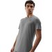 Koszulka męska 4FAW23TFTSM449 4F - chłodny jasny szary melanż