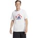 Koszulka męska Graphic Tee Adidas - biała