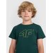 Koszulka chłopięca TTSHM2417 4F - morska zieleń