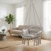 Huśtawka bocianie gniazdo boho XXL Big Pillow Luverno WYPRZEDAŻ - grey