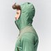 Bluza męska Anger Hybrid PL/DST Full Zip Hoody Salewa - pale frog